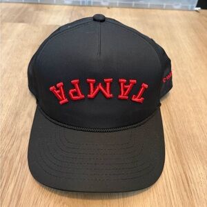 Black and Red Tampa Men's Cap